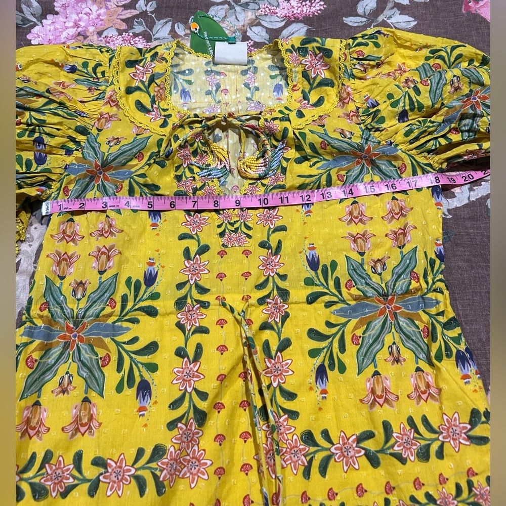 FARM Rio Delicate Flowers Cotton Dress - Picture 8 of 9